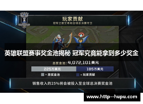 英雄联盟赛事奖金池揭秘 冠军究竟能拿到多少奖金