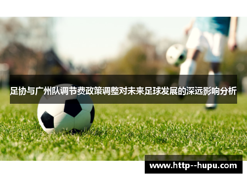 足协与广州队调节费政策调整对未来足球发展的深远影响分析